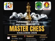 Ratusan Pecatur Siap Bertarung di Turnamen Master Catur HUT ke-13 PALI