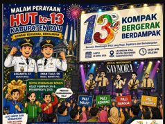 Malam Puncak HUT PALI ke-13 Berlangsung Meriah