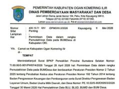 Pembaharuan Data BUMDesa, DPMD OKI Terbitkan Surat Edaran