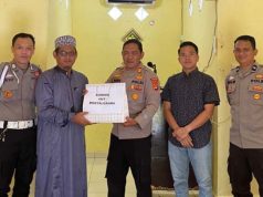Sambut Semangat Polri Presisi, Polsek Penukal Tebar Kepedulian untuk Warga Kurang Mampu