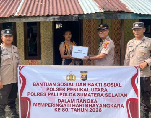Polsek Penukal Utara Sambut HUT Bhayangkara ke-80 dengan Aksi Sosial