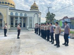 Peduli Lingkungan, Polres PALI Gelar Aksi Bersih Masjid