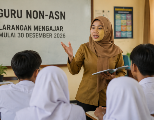Larangan Guru Non-ASN Berlaku 2027, Ini Penjelasan Menteri
