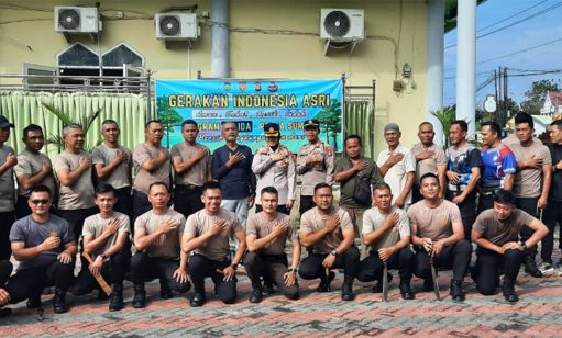 Polda Sumsel Dukung Asta Cita Presiden Melalui Gerakan Indonesia Asri di Prabumulih