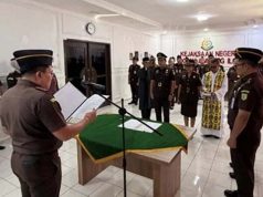 Kejari OKI Lantik Dua Pejabat Baru dan Kukuhkan CPNS Jadi PNS Penuh
