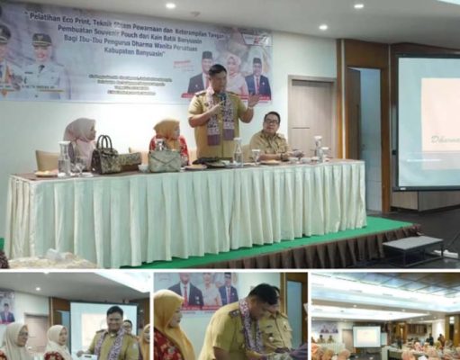 Sekda Erwin Buka Pelatihan Eco Print dan Pembuatan Pouch Kain Batik Banyuasin