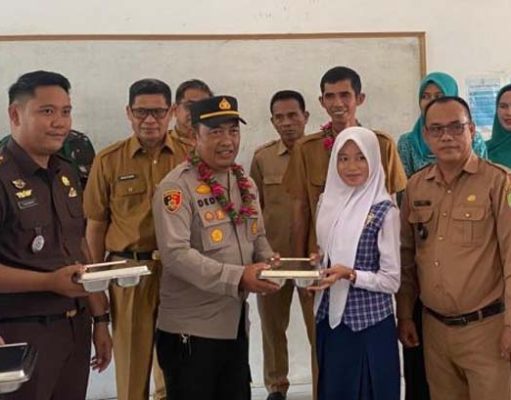 Polres PALI Bersama Forkopimcam Sukseskan Launching Program MBG