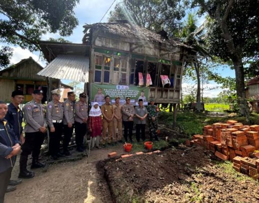 Polres Ogan Ilir dan Baznas Realisasikan Program Hunian Layak di Pemulutan