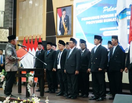 Gubernur HD Lantik Pengurus Forum Komite SMA-SMK-SLB Sumsel
