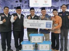 Warga Depok Salurkan Rp512 Juta Bantuan untuk Palestina Melalui Baznas