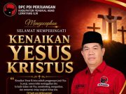 Ketua DPC PDIP PALI Sampaikan Ucapan Khidmat Kenaikan Yesus Kristus