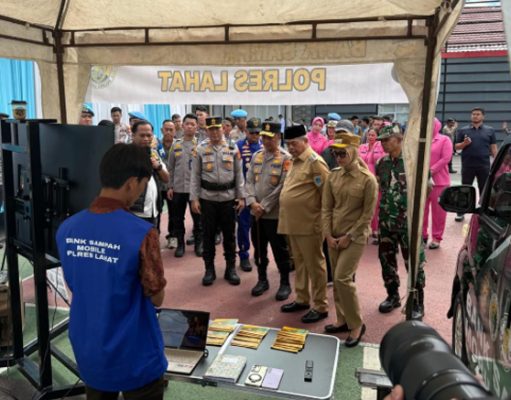 Polda Sumsel Luncurkan Inovasi Bank Sampah Mobile
