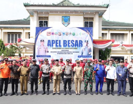 Kapolda Sumsel Pimpin Apel Sabuk Kamtibmas dan Siaga Karhutla