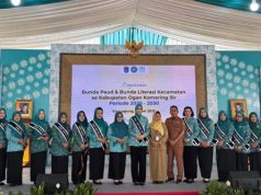 Ike Meilina Lantik Pengurus Bunda Paud dan Literasi se-Kabupaten OKI