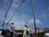Pemkab OKI Rutin Tertibkan Kabel Udara, Provider Nakal Masih Berulah