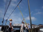 Pemkab OKI Rutin Tertibkan Kabel Udara, Provider Nakal Masih Berulah