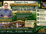 Firdaus Hasbullah Hadiri Pelepasan Santri Al Falahiyyah, Berikan Beasiswa untuk Siswa Berprestasi