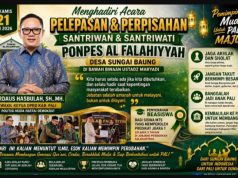 Firdaus Hasbullah Hadiri Pelepasan Santri Al Falahiyyah, Berikan Beasiswa untuk Siswa Berprestasi