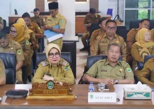 Pemkab PALI Ikuti Rakor Pengendalian Inflasi 2026 dan Launching Buku Pendidikan Antikorupsi