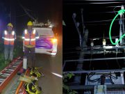 Sigap Tangani Gangguan, PLN Perbaiki Kabel Putus di Talang Ubi