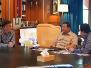 Prabowo Bahas Masa Depan Timnas Bersama John Herdman