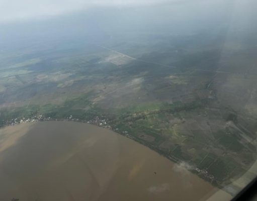 Cegah Bencana Asap Sejak Dini, Wakapolda Sumsel Pantau Titik Rawan Karhutla dari Udara