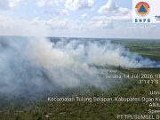 OKI Dikepung Titik Api, Karhutla Bertambah Jadi 19 Kasus