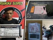 Pengedar Sabu di Muara Enim Ditangkap dengan 24 Paket Barang Bukti