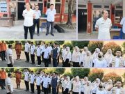 Kabid Rehabilitasi dan Rekontruksi BPBD OKI Pimpin Apel Rutin Pagi