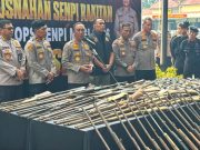 Polda Sumsel Musnahkan 397 Senjata Api Hasil Operasi Senpi Musi 2026