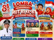 Daster hingga Joget Balon, 10 Lomba HUT RI Digelar di Karang Tanding