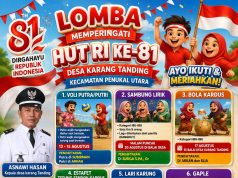 Daster hingga Joget Balon, 10 Lomba HUT RI Digelar di Karang Tanding