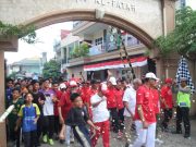 Jalan Sehat LDII Meriahkan HUT ke-81 RI di Palembang