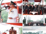Sang Saka Merah Putih Berkibar Sempurna di Banyuasin pada HUT ke-81 RI