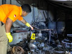 Kebakaran Lokasi Diduga Penimbunan BBM di Prabumulih, Polisi Amankan Barang Bukti