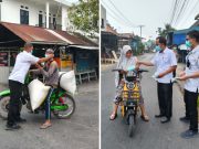 Antisipasi Lonjakan ISPA, Dinkes OKI Distribusikan 32.200 Masker