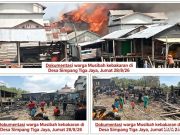 Kebakaran Kembali Terjadi di Tulung Selapan OKI, Warga Berjibaku Padamkan Api