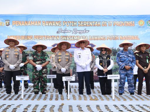 Bawang Putih Jadi Strategi Ketahanan Pangan, Polda Sumsel Siapkan Panen 810 Ton