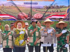 Kapolres Lahat Ajak Masyarakat Optimalkan Lahan Produktif untuk Perkuat Ketahanan Pangan