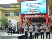 Polres OKI Gelar Sertijab 6 Perwira, Ini Daftar Jabatan Barunya