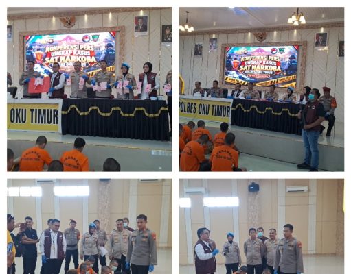 20 Tersangka Dibekuk, Satres Narkoba OKU Timur Perlu Tambahan Personel