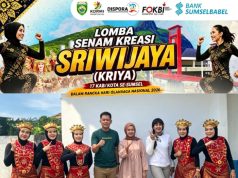 Wakili OKI, Camat SP Padang Secara Resmi Lepas Kontingen Lomba Senam Kreasi Sriwijaya