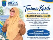 Pindah Tugas, Kadisdik OKI Sampaikan Apresiasi dan Ucapan Terima Kasih ke Kabid PAUD & Dikmas