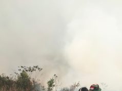 TNI Gerak Cepat, Karhutla Timbangan Ogan Ilir Dipadamkan