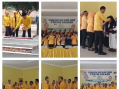 HUT Golkar, Beni Defitson Pimpin Aksi Peduli