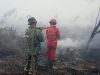 TNI dan Tim Gabungan Berjibaku Padamkan Karhutla di Tulung Selapan