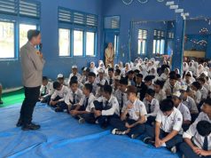 Polsek SP Padang Gelar Sosialisasi Bahaya Narkoba dan Kenakalan Remaja di SMPN 2 SP Padang